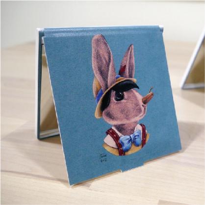 面具兔｜隨身鏡