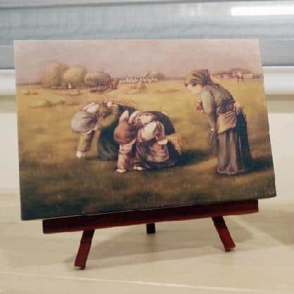 面具兔｜無框畫