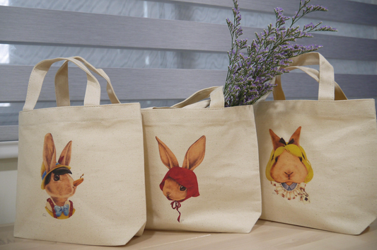 面具兔｜童話小提袋