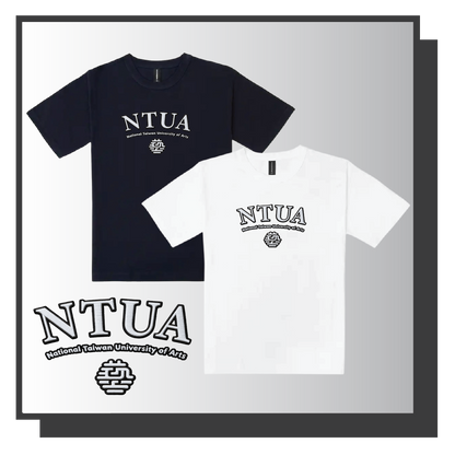 NTUA｜短T ｜學院風（白）