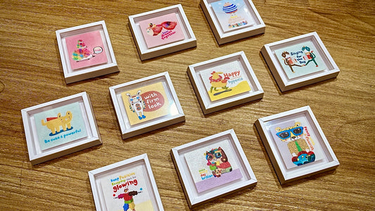 小印紅鹿｜磁鐵相框